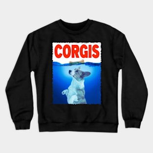 Corgi Love Trendy Tee for Fans of These Lovable Dogs Crewneck Sweatshirt